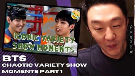 DJ REACTION To KPOP BTS CHAOTIC VARIETY SHOW MOMENTS PART 1 YouTube