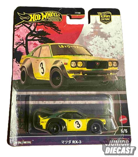 Hot Wheels Mazda Rx sérült csomagolás Junior Diecast
