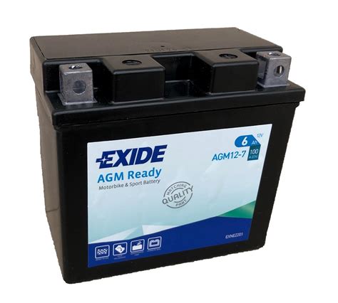 Motobaterie Exide 12v 6ah 100a Agm12 7 Ytz7s Bs Otoscz