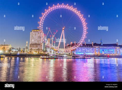 London Eye Millennium Wheel Stock Photo Alamy