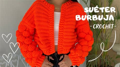 Como tejer Suéter Para Mujer a crochet suéter burbuja YouTube