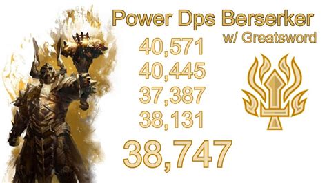 Power Dps Berserker 38 747 YouTube