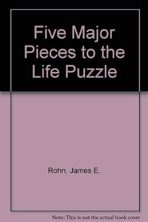 Five Major Pieces To The Life Puzzle James E Rohn 9781857782561