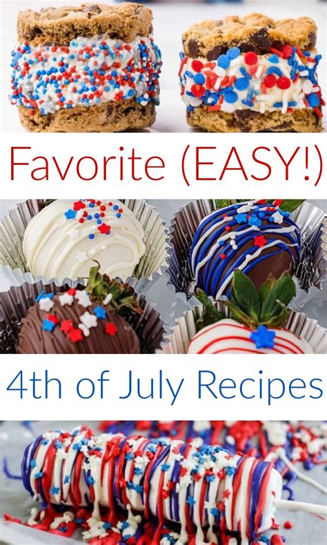 4th Of July Desserts Recipe Roundup