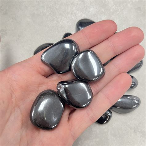 Hematite Tumbled Stones Large 350g Chakra Wholesale