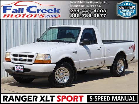 Used 1999 Ford Ranger Sport Reg Cab Short Bed 2WD For Sale In Humble