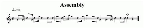 Bugle Calls Used In The Bugling Merit Badge