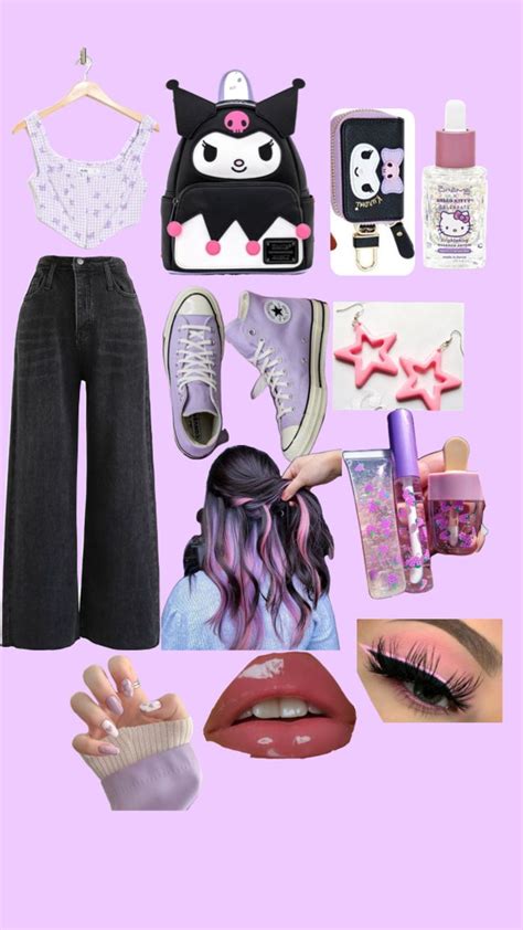 Kuromi As An Everyday Outfit Sanrio Aesthetic Outfits Kuromi