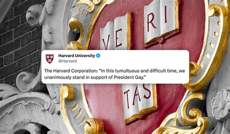 Harvard Board ‘unanimously Stands With President Accused Of Plagiarism