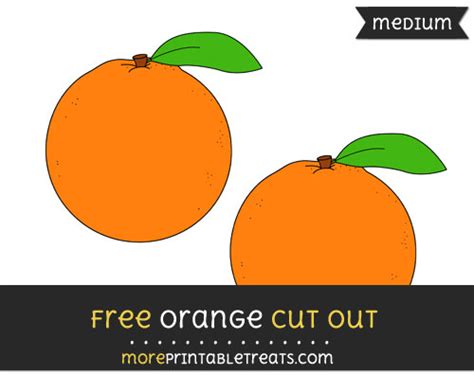 Orange Cut Out Medium