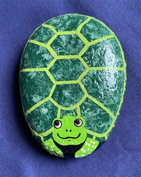 Turtle Painted Rock Craft