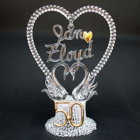 50th Anniversary Personalized Wedding Cake Topper - Prochaska Gallery