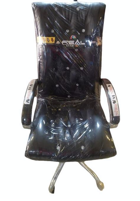 Real Black Leather High Back Office Executive Chair At Rs 5000