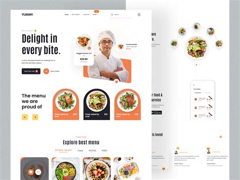 Food Delivery Landing Page By Hasan For Pagex Studio On Dribbble