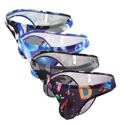 Ropa Interior Sexy Para Hombre Calzoncillos Con Estampado De Camuflaje Bikini Peque O De Cintura