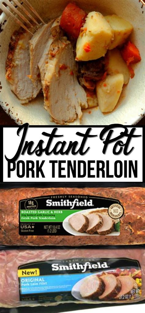 Smithfield Pork Tenderloin Pressure Cooker Recipe