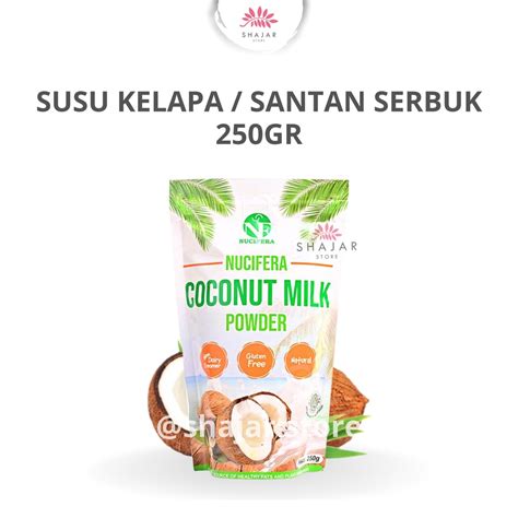 Jual Susu Kelapa Santan Serbuk Gr Nucifera Coconut Milk Powder