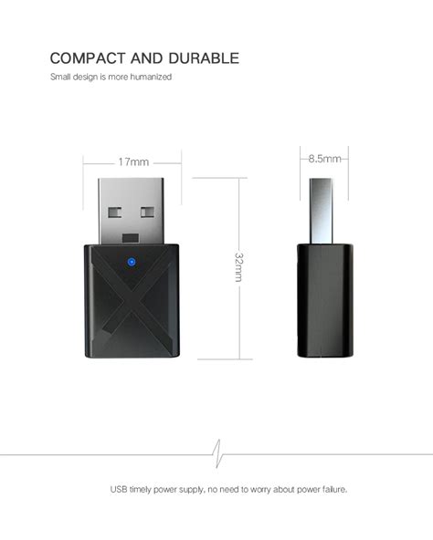 Kn In Usb Bluetooth Transmitter Receiver Aux Audio Adapter