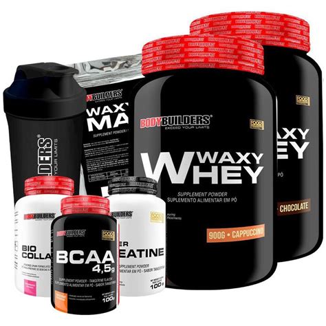 Kit X Waxy Whey G Bcaa G Power Creatine G Waxy Maize