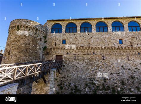 Civitacampomarano, Molise. The castle Stock Photo - Alamy