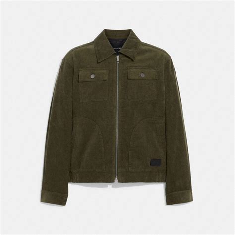 Coach Corduroy Jacket In Green For Men Lyst