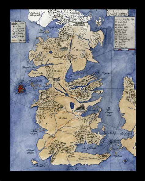 Westeros Map By Kevcatalan On Deviantart