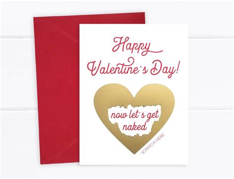 Naughty Valentines Day Card For Him Naughty Valentines Card Funny