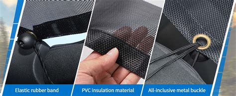 Amazon Voodonala Jeep JL Sunshade Mesh Sun Shade Bikini Top Roof Sunblock Heat Shield For