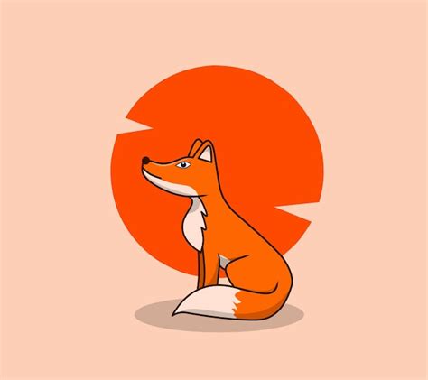 Dibujos Animados De Fox Vector Premium