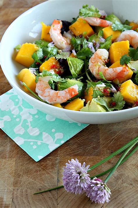 Exotische Mango Avocado Salade Frisse Salade Met Mango En Avocado