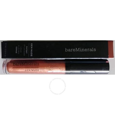 Bareminerals Gen Nude Patent Lip Lacquer Smokey Topaz 0 12 Oz 3 7 Ml 098132553488 Jomashop