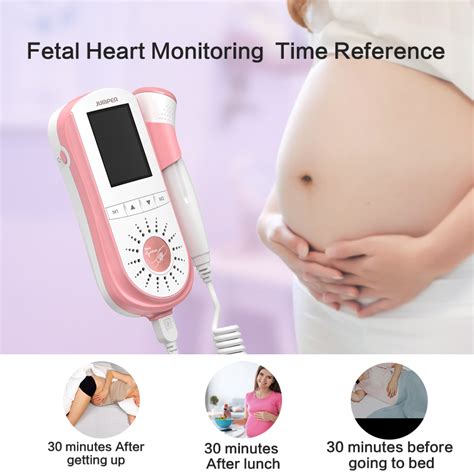 JUMPER 100E Fetal Doppler With Waveform TFT Color Display Baby Heart