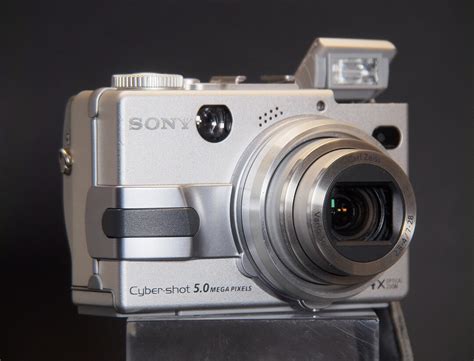 Sony Cyber Shot DSC V1 5 0MP Compact Digital Camera Silver Etsy