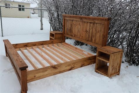 farmhouse king bed frame artofit