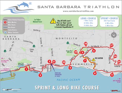 Course Santa Barbara Triathlon