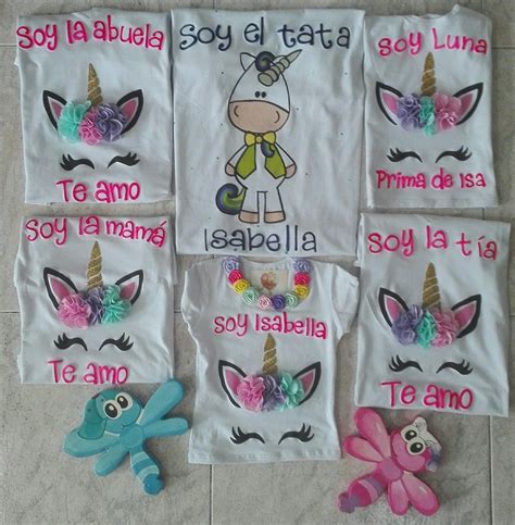 Camisetas Unicornio Cumplea Os Familia Esperamos Que Os Hayan Gustado