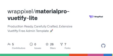 Github Wrappixel Materialpro Vuetify Lite Production Ready