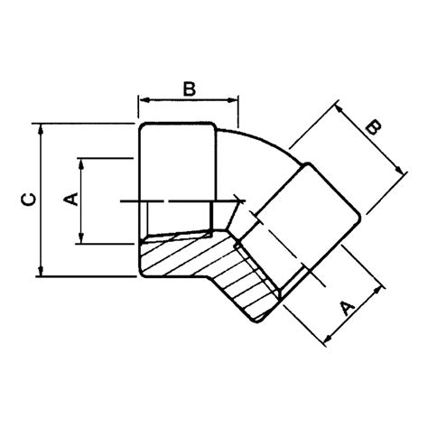 Coude Femelle Femelle Filetage Npt L Accessoire De