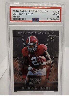 2016 Panini Prizm Collegiate Draft Picks 108 Derrick Henry ROOKIE RC