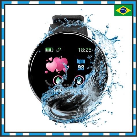 Novo Rel Gio Inteligente D Prova D Gua Bluetooth Fitness