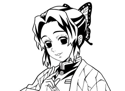 Shinobu Kocho From Kimetsu No Yaiba Cara Menggambar Tutorial Gambar