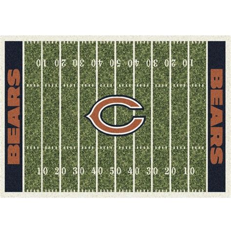 Chicago Bears Imperial 5 4 X 7 8 Home Field Rug Chicago Bears