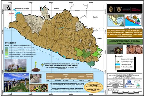 Ubicaci N Geoespacial De Municipios Que Siembran Frijol En El Estado