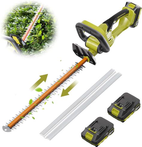 Amazon A Hedge Trimmer With Pcs Ah Batteries Patio Lawn