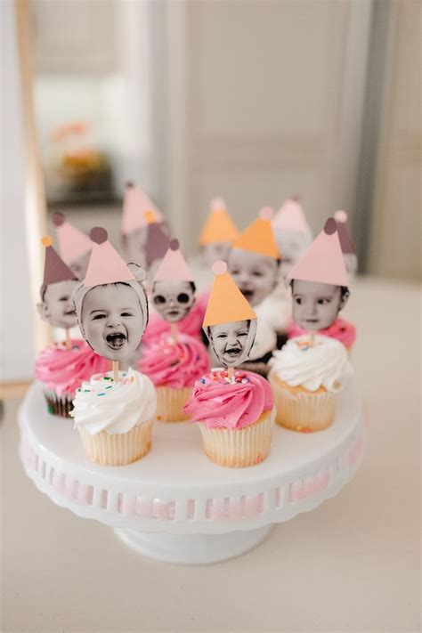 How To Make Personalized Birthday Party Cupcake Toppers Diy Kelsey