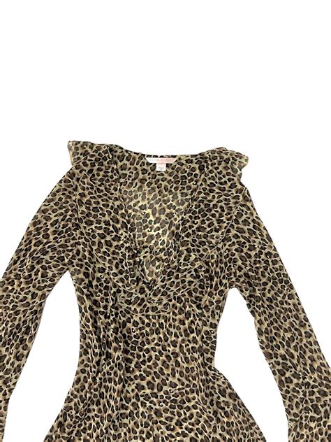 Victorias Secret Sheer Cheetah Print Dress M 🐆 Gem