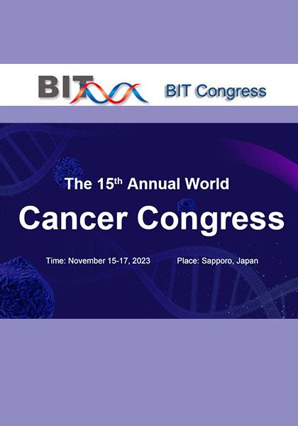 15th Annual World Cancer Congress Wcc Kindcongress