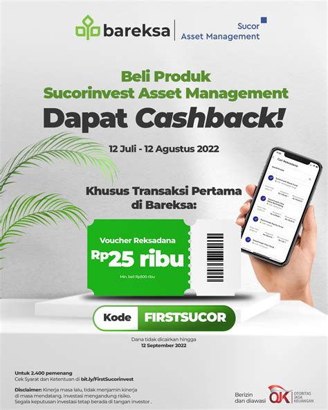 Promo Cashback Investasi Di Bareksa