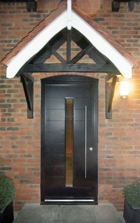 Funkyfront Timber Contemporary Front Door Hamburg Frame Painted