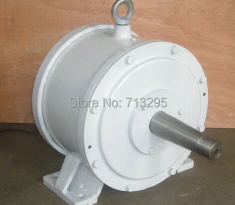 5KW 200RPM 230VDC Niskie Obroty Poziomy Wiatr I Hydro Alternator Magnes